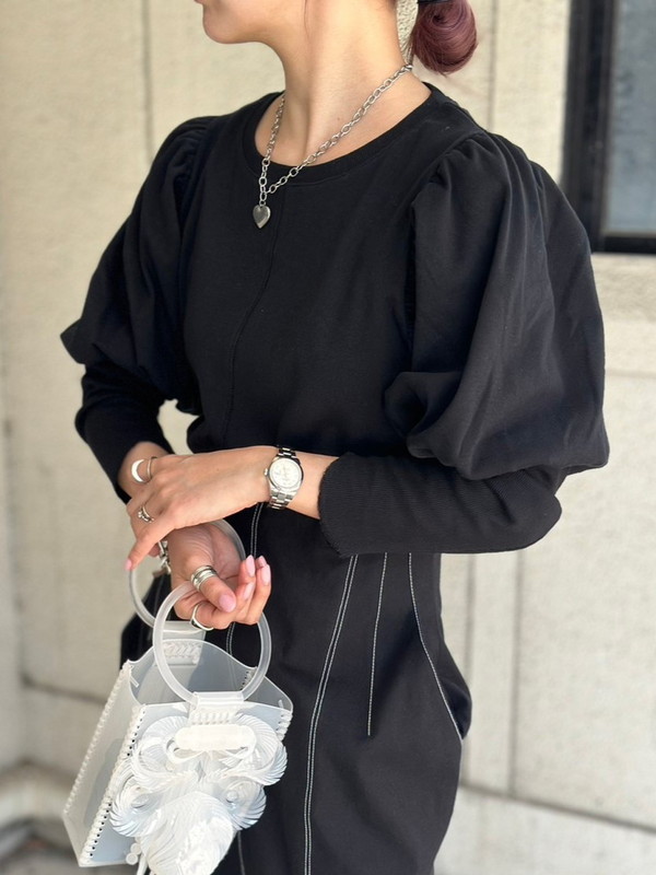 【AgAwd】パフスリーブカットソー