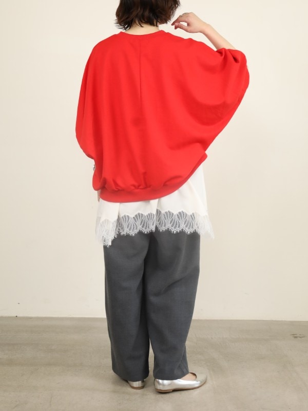 【CHIGNON】ヘムレースサテンタンク