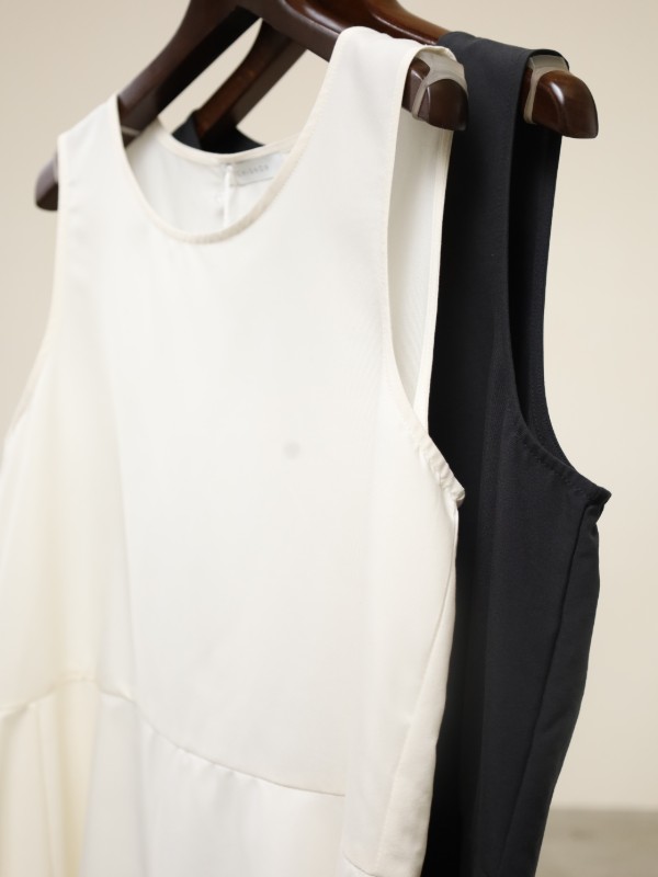 【CHIGNON】ヘムレースサテンタンク