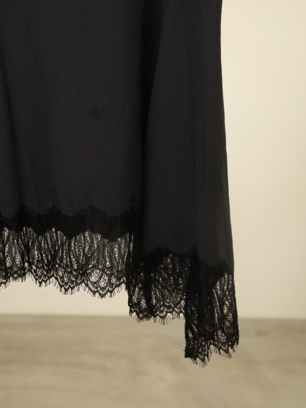 【CHIGNON】ヘムレースサテンタンク