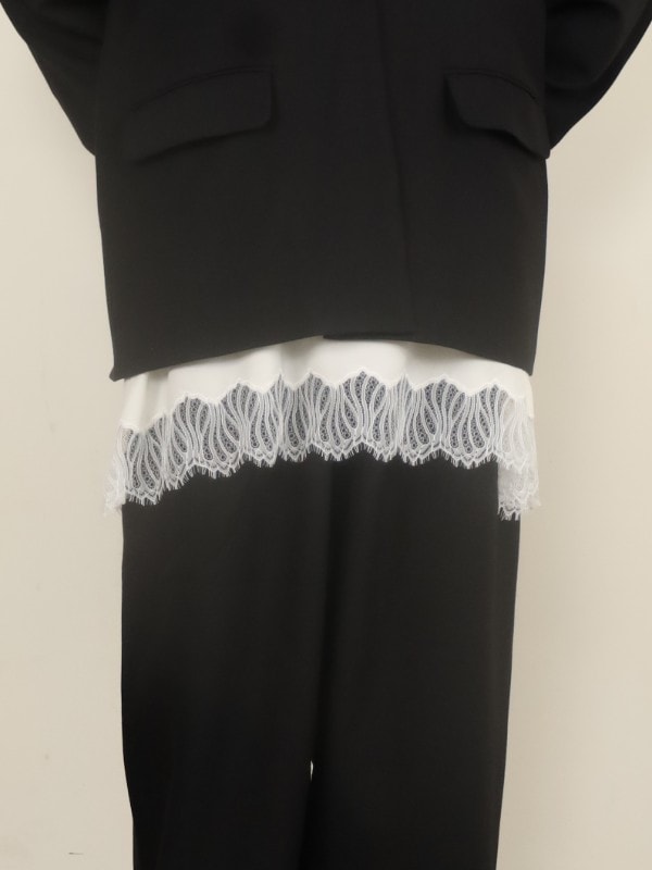 【CHIGNON】ヘムレースサテンタンク