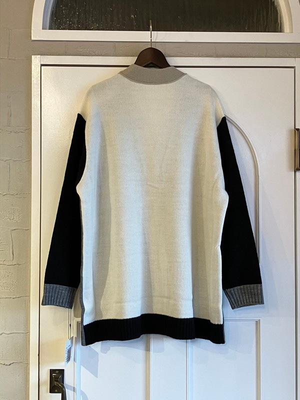 【Rinascente Donna】配色ニットカーデ