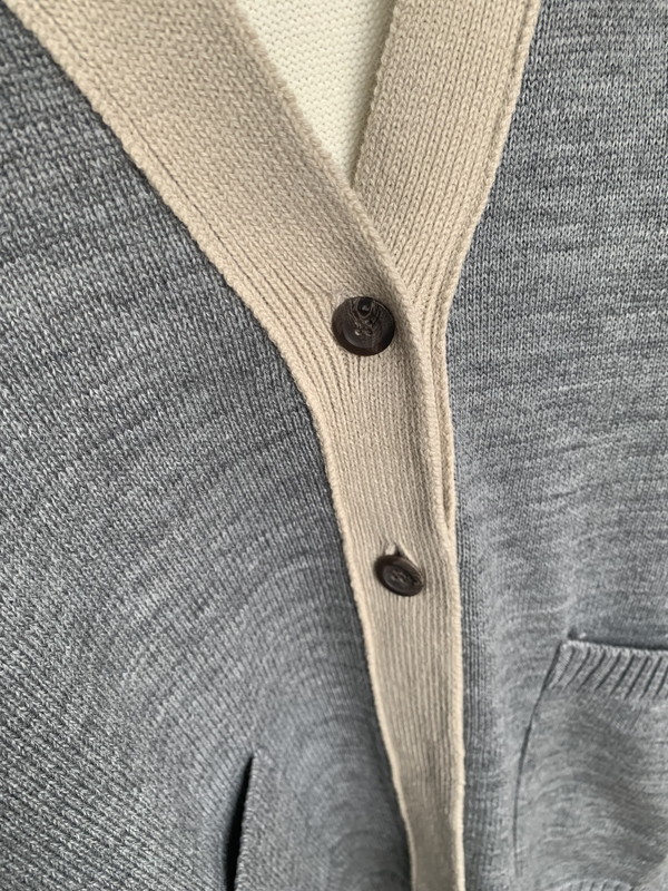 【Rinascente Donna】配色ニットカーデ