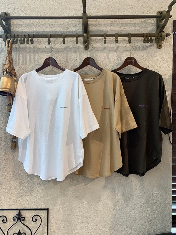 【lemelange】 バックロゴゆったりTシャツ 6241001