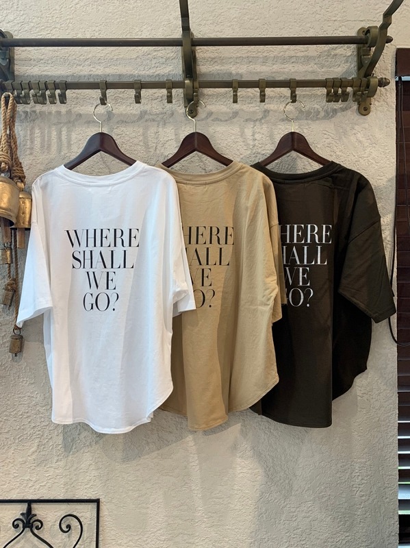 【lemelange】 バックロゴゆったりTシャツ 6241001