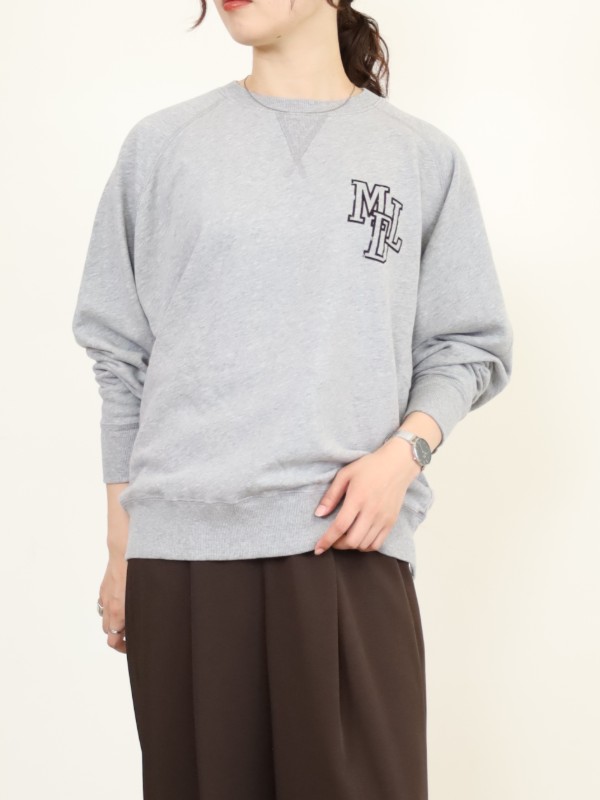【MICA&DEAL】フロッキープリントスウェット