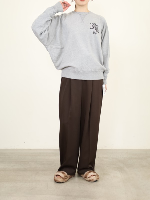 【MICA&DEAL】フロッキープリントスウェット