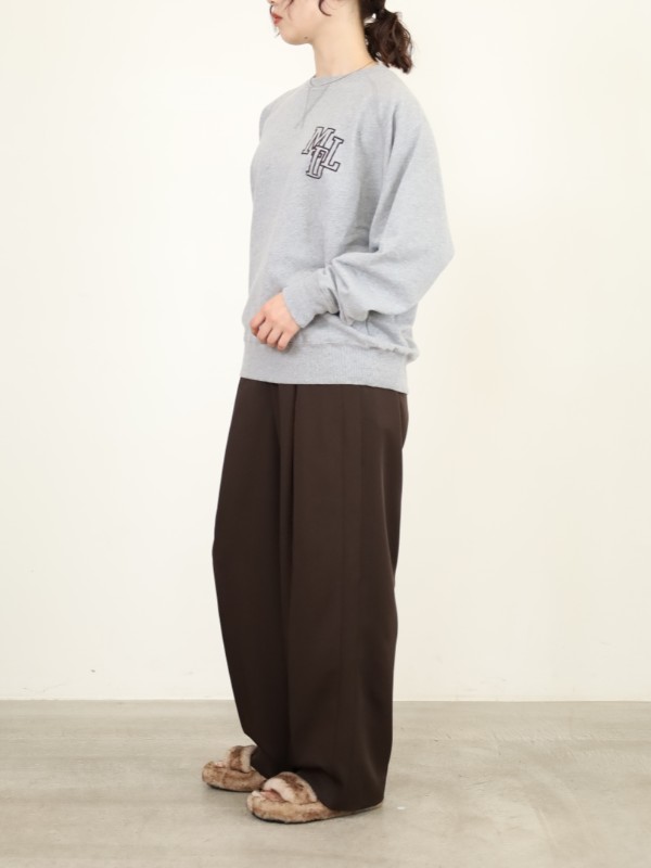 【MICA&DEAL】フロッキープリントスウェット