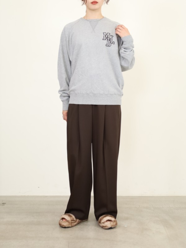 【MICA&DEAL】フロッキープリントスウェット