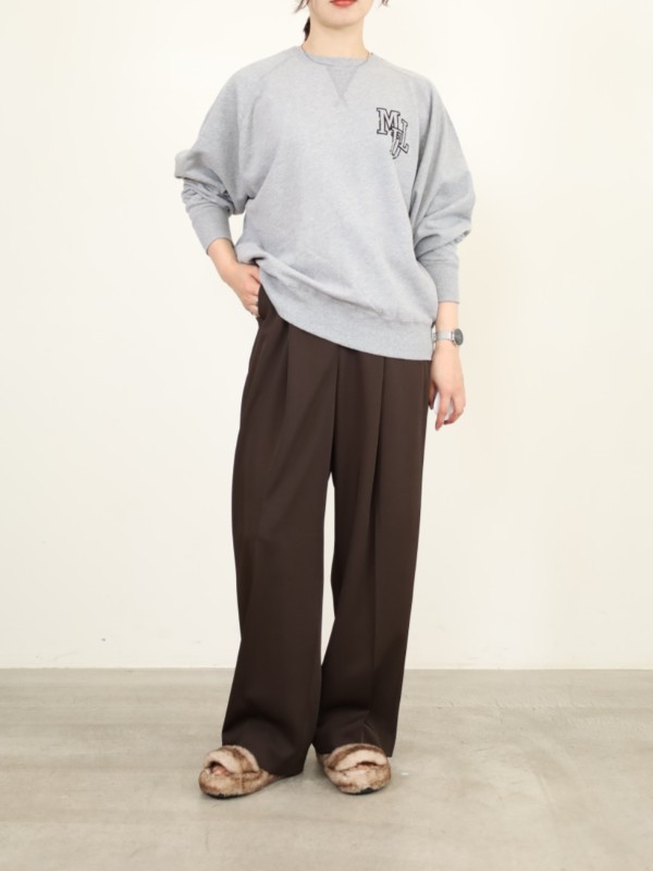 【MICA&DEAL】フロッキープリントスウェット