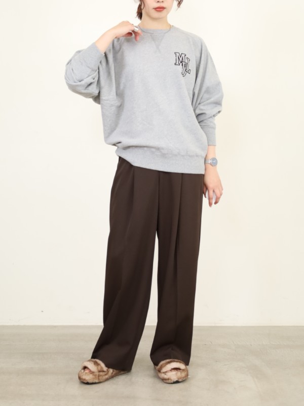 【MICA&DEAL】フロッキープリントスウェット