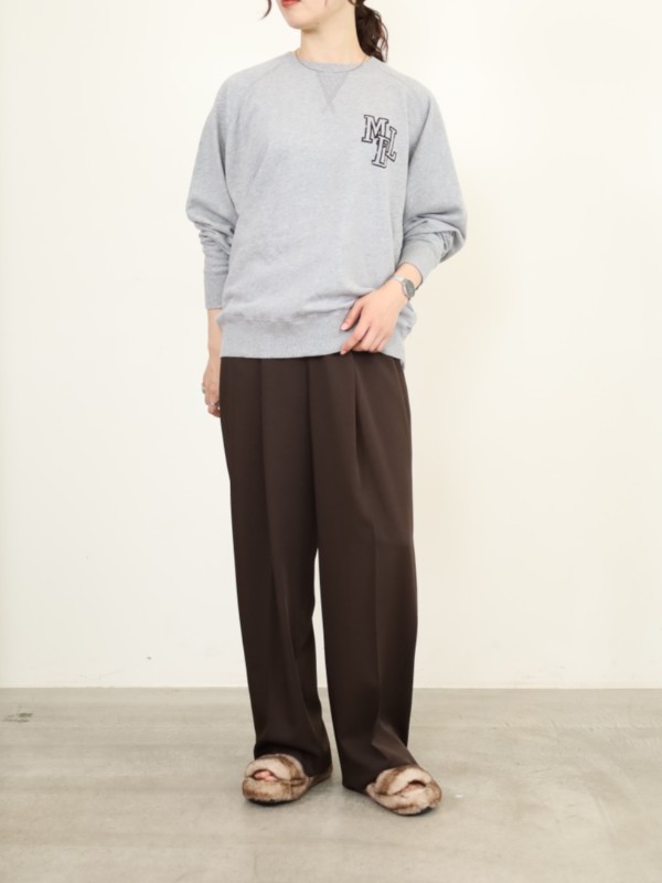 【MICA&DEAL】フロッキープリントスウェット