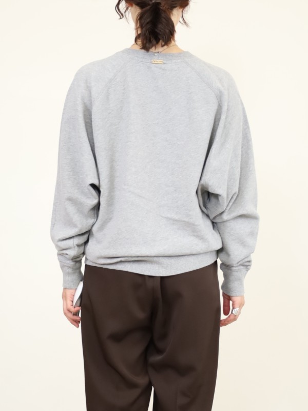 【MICA&DEAL】フロッキープリントスウェット