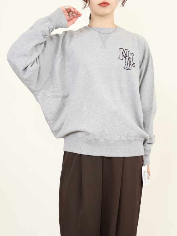 【MICA&DEAL】フロッキープリントスウェット