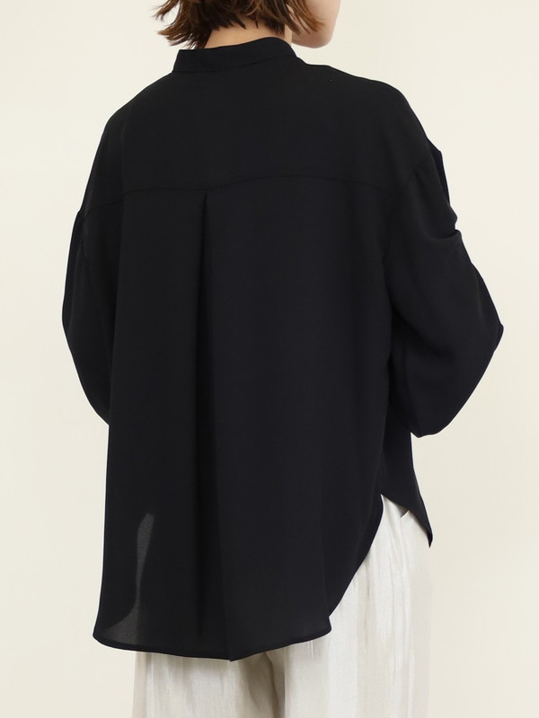 【trois】ジョーゼットバルーン袖ブラウス