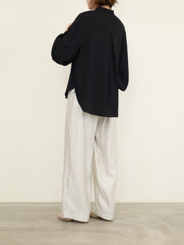 【trois】ジョーゼットバルーン袖ブラウス