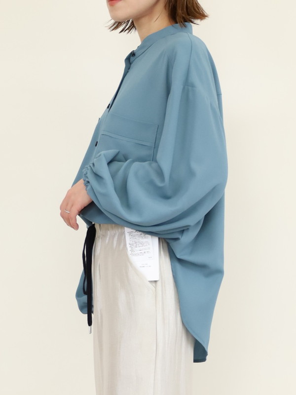 【trois】ジョーゼットバルーン袖ブラウス