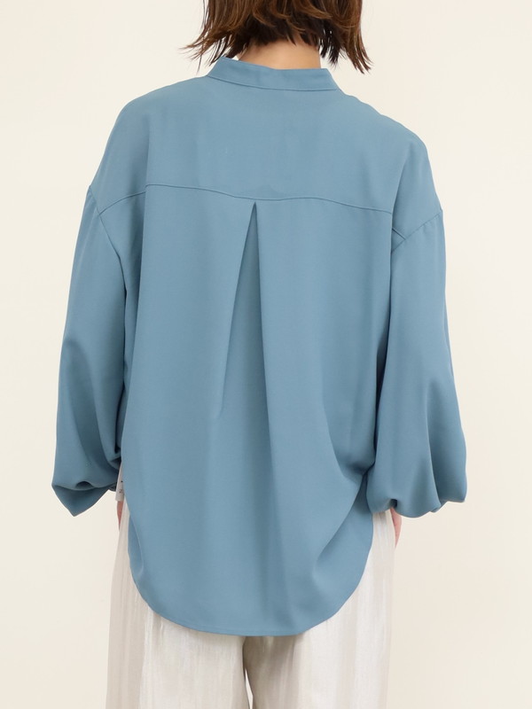 【trois】ジョーゼットバルーン袖ブラウス