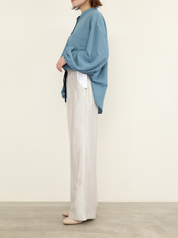 【trois】ジョーゼットバルーン袖ブラウス