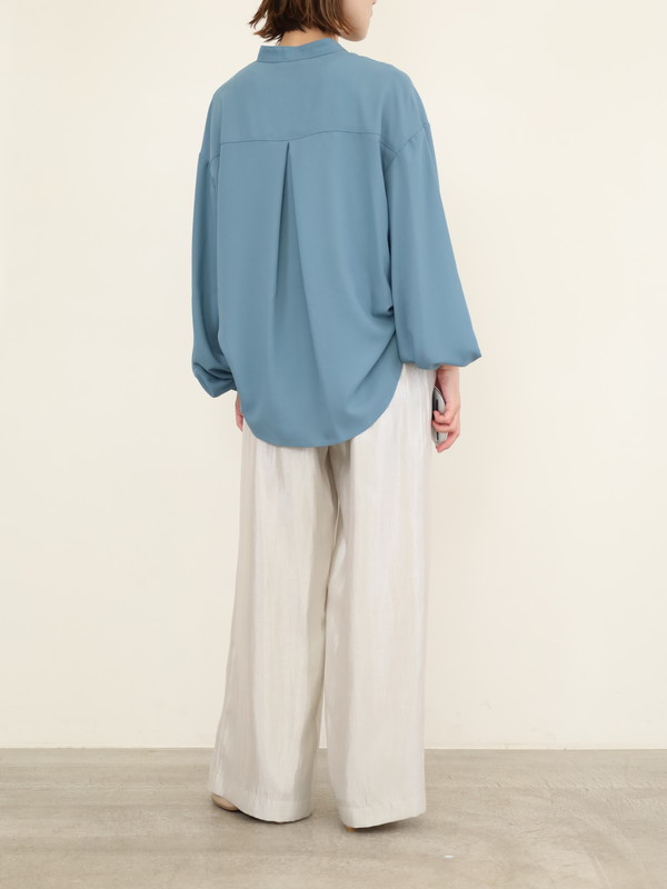 【trois】ジョーゼットバルーン袖ブラウス