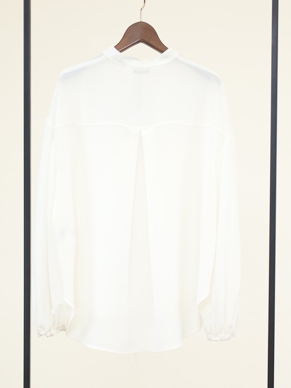 【trois】ジョーゼットバルーン袖ブラウス