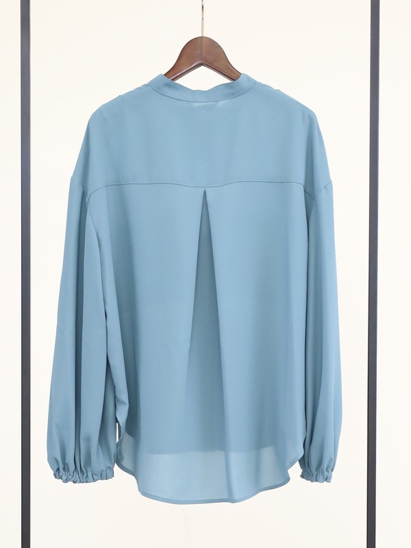 【trois】ジョーゼットバルーン袖ブラウス