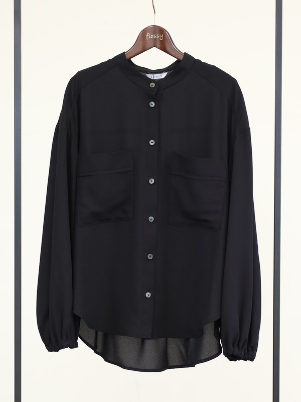 【trois】ジョーゼットバルーン袖ブラウス