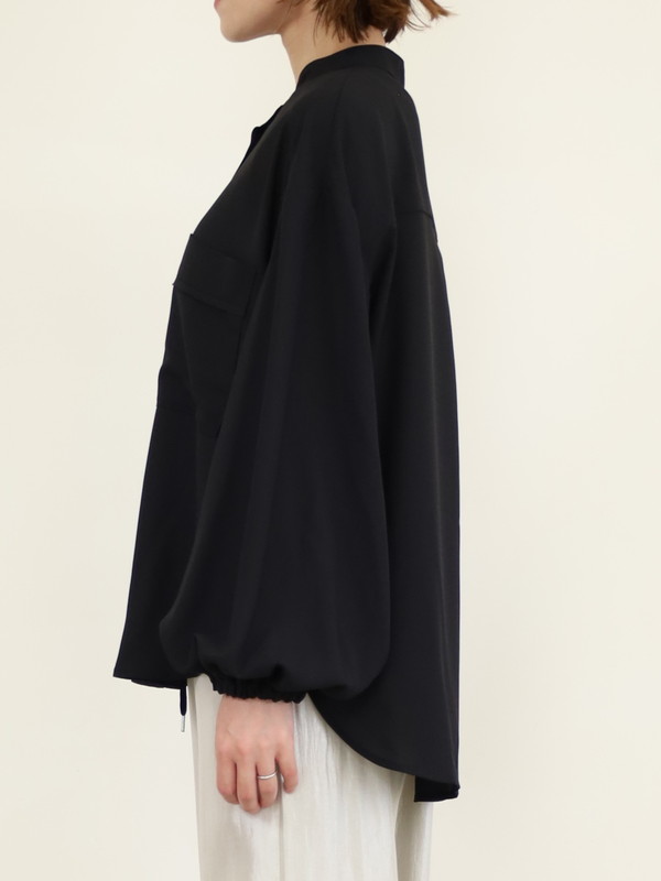 【trois】ジョーゼットバルーン袖ブラウス