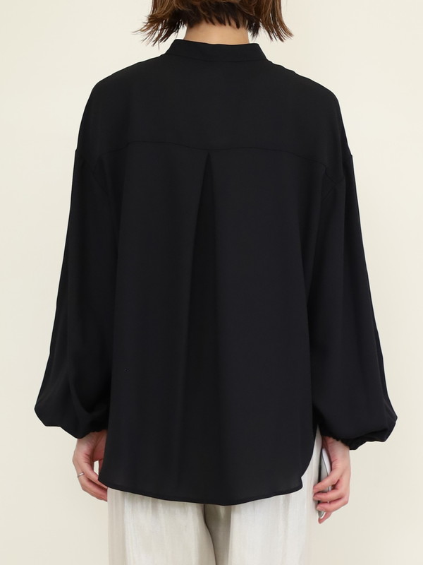 【trois】ジョーゼットバルーン袖ブラウス