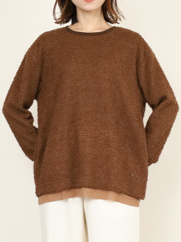 【CYAN TOKYO】チュールコンビフェザートップス