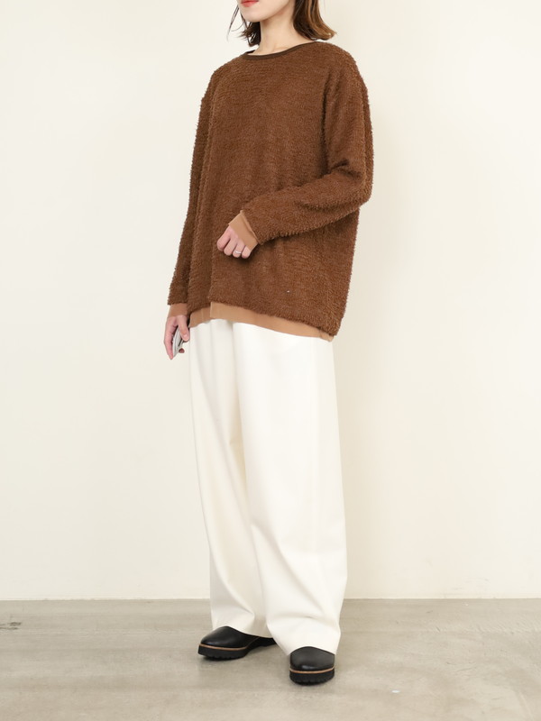 【CYAN TOKYO】チュールコンビフェザートップス