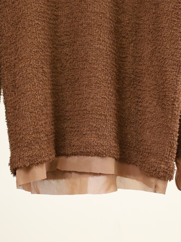 【CYAN TOKYO】チュールコンビフェザートップス