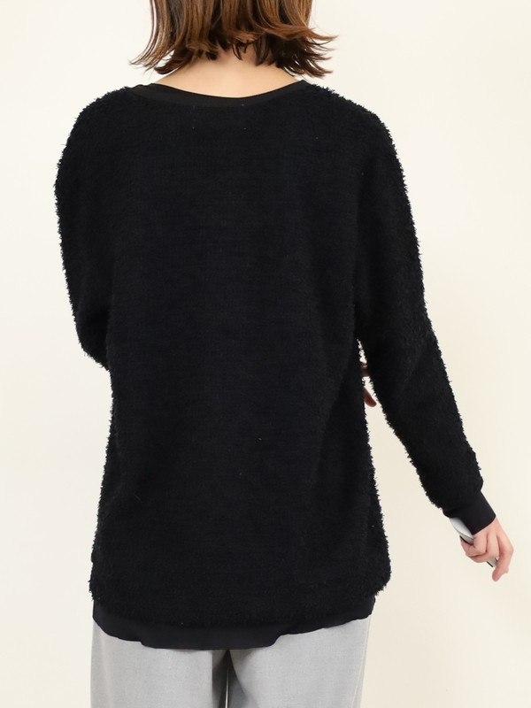 【CYAN TOKYO】チュールコンビフェザートップス