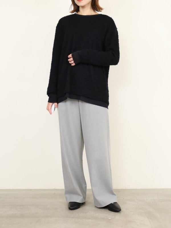 【CYAN TOKYO】チュールコンビフェザートップス