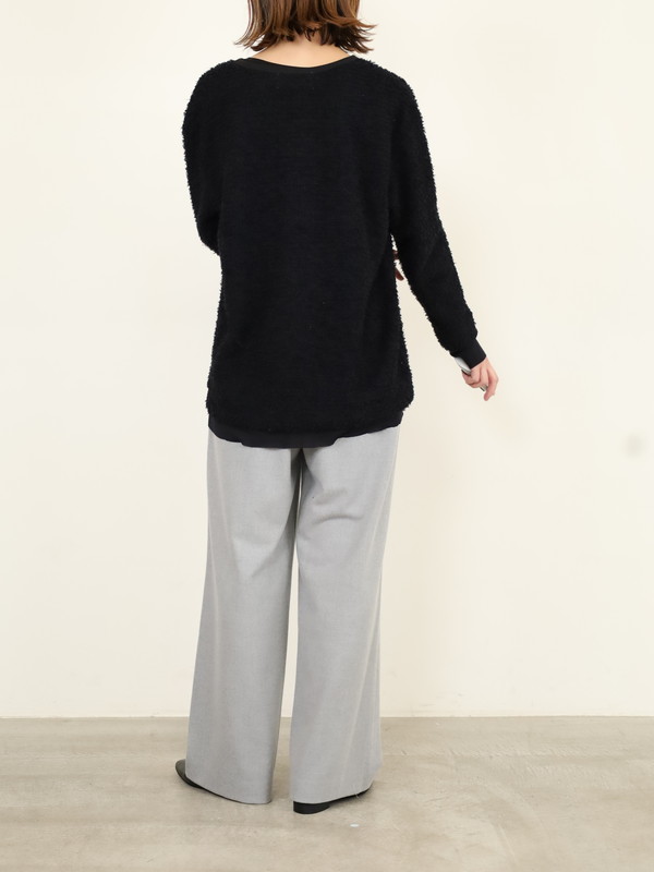 【CYAN TOKYO】チュールコンビフェザートップス