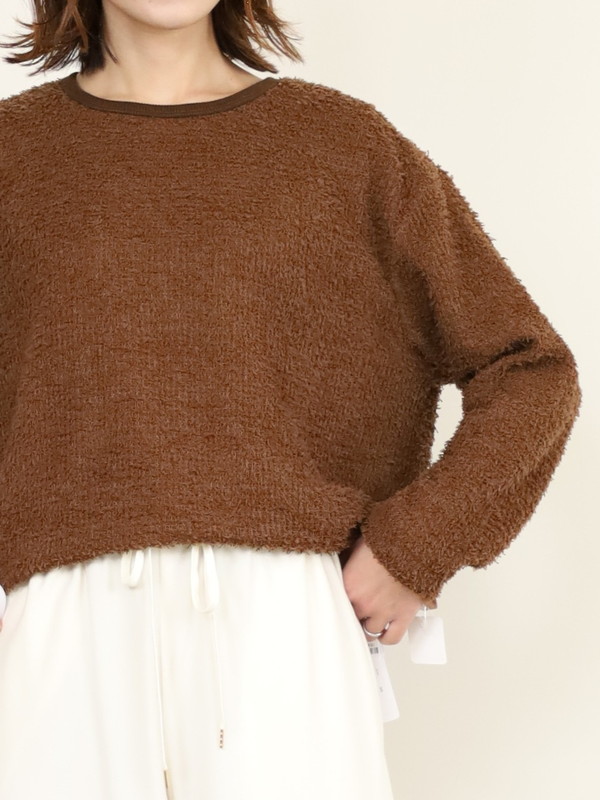 【CYAN TOKYO】チュールコンビフェザートップス