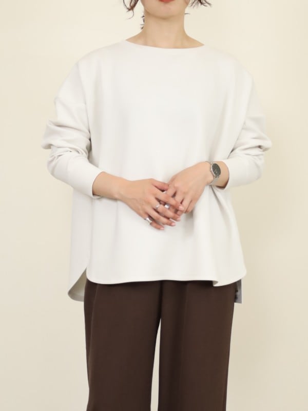【MICA&DEAL】ヘムラウンドポンチプルオーバー