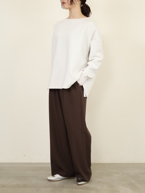 【MICA&DEAL】ヘムラウンドポンチプルオーバー