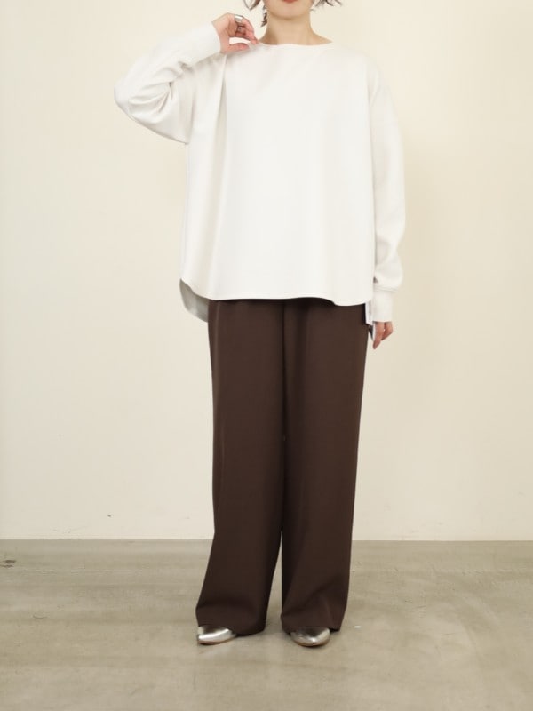 【MICA&DEAL】ヘムラウンドポンチプルオーバー