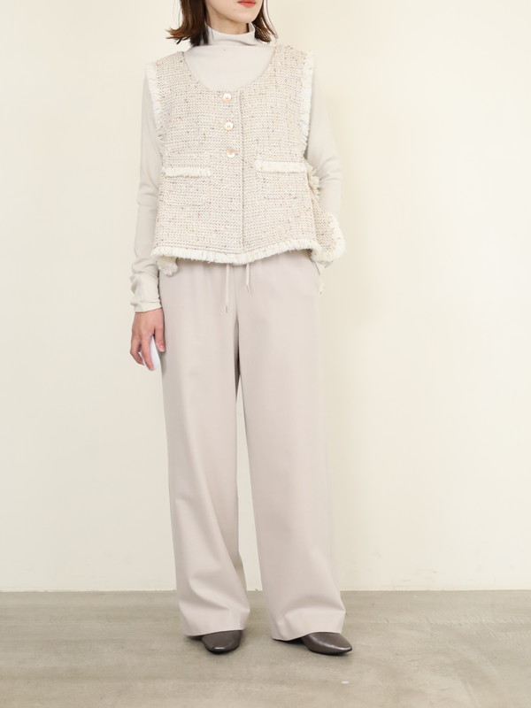 【VERSEAU】ソフトハイネックカットソー