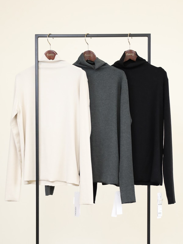 【VERSEAU】ソフトハイネックカットソー