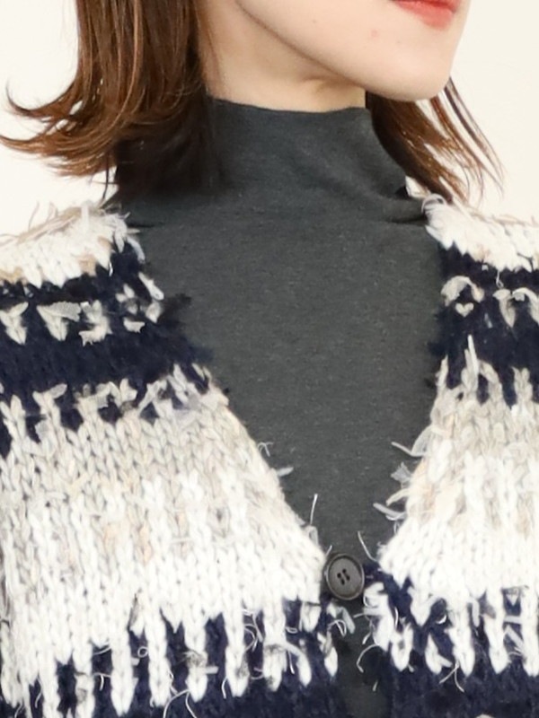 【VERSEAU】ソフトハイネックカットソー