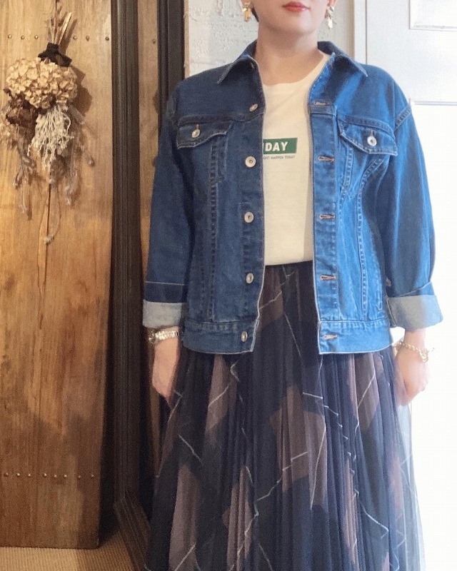 【Mica&deal】 デニムジャケット 0122305214