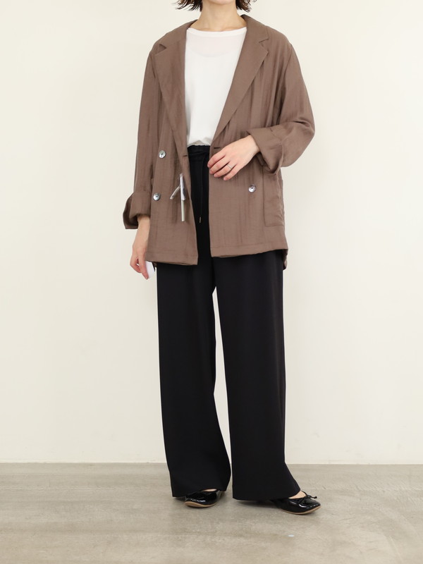 【Un carnet】ツイルテーラードジャケット