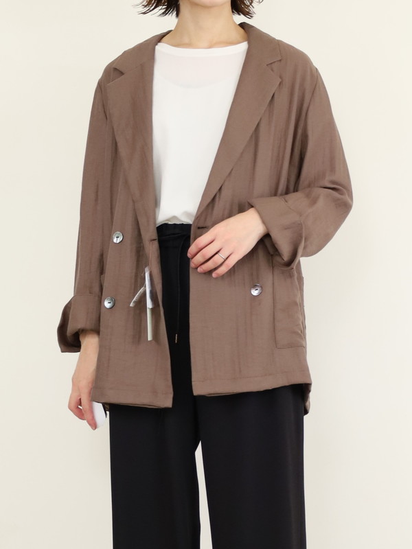 【Un carnet】ツイルテーラードジャケット
