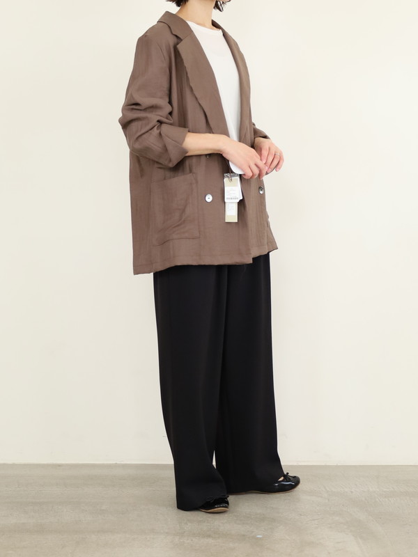 【Un carnet】ツイルテーラードジャケット