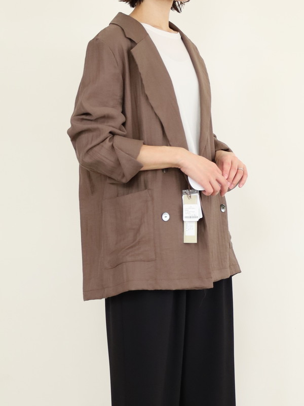 【Un carnet】ツイルテーラードジャケット