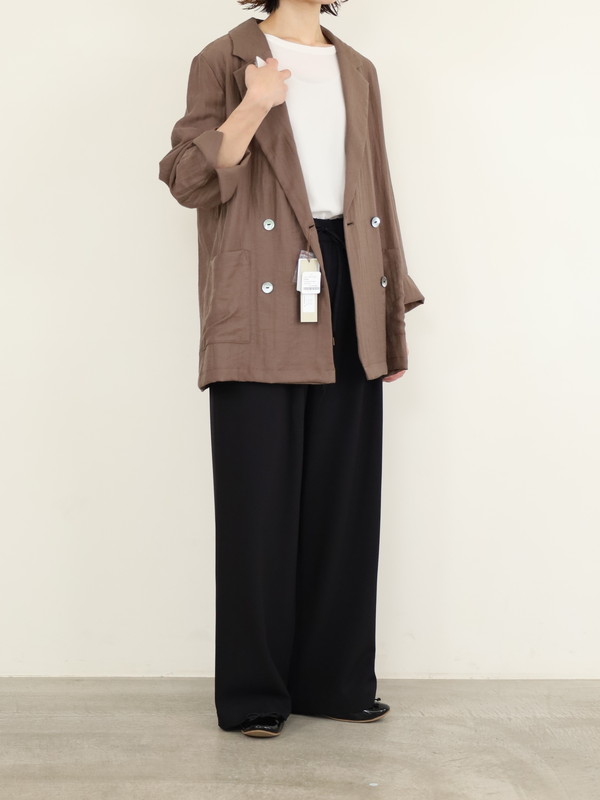 【Un carnet】ツイルテーラードジャケット