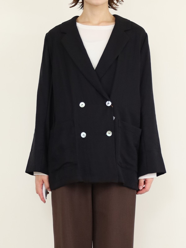 【Un carnet】ツイルテーラードジャケット