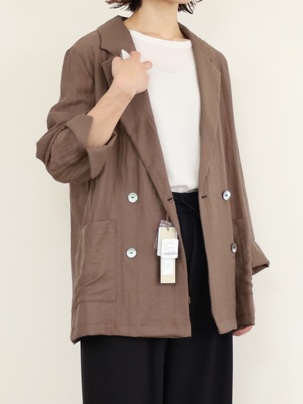 【Un carnet】ツイルテーラードジャケット